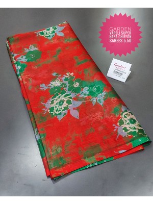 Garden Vareli Super Nara Chiffon Saree