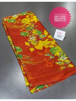 Garden Vareli Super Nara Chiffon Saree