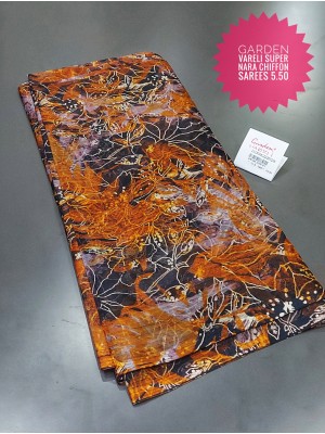 Garden Vareli Super Nara Chiffon Saree